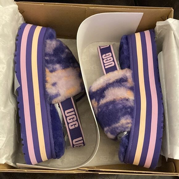 Ugg Disco Slides Marbled - Picture 2 of 6